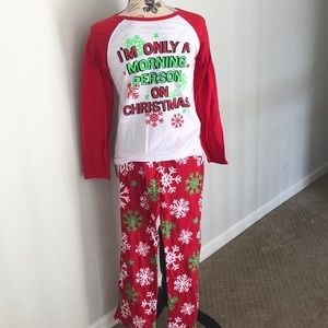 Justice Christmas Pajama Set
